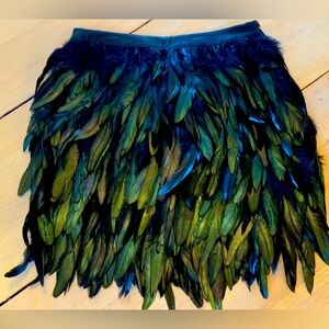 Sugar L!ps  100% real feathers mini skirt!